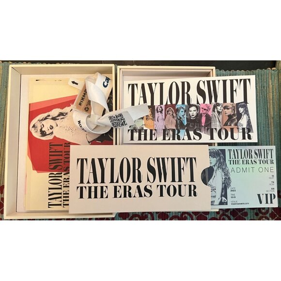 Taylor Swift Souvenier Box from ERAs Tour include 13 merch items - NEW! - Picture 1 of 8
